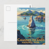 Kayak in Channel Islands National Park Briefkaart (Voorkant / Achterkant)