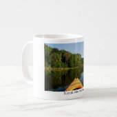 Kayak in de natuur... koffiemok (Voorkant links)
