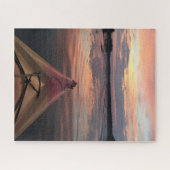 Kayak in de Sunset Puzzle Legpuzzel (Horizontaal)