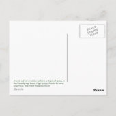 Kayak in het Briefkaart van het voorjaar (Achterkant)