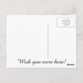 Kayak is op het strand, Kayak Kerstmis Briefkaart (Achterkant)