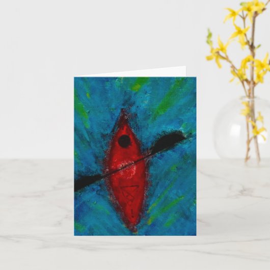 Kayak Kaart (Gele Bloem)