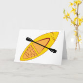 Kayak Kaart (Gele Bloem)