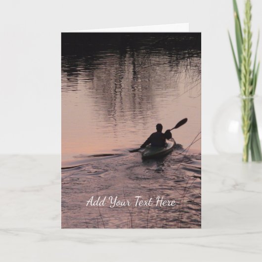 Kayak Kaart (Voorkant)