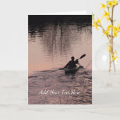 Kayak Kaart (Gele Bloem)