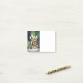 Kayak kerstboom Aurora Borealis Post-it® Notes (Op bureau)