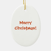 Kayak kerstboom keramisch ornament (Achterkant)