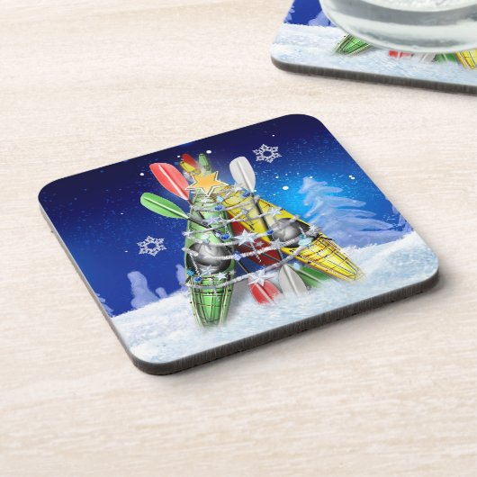 Kayak kerstboom onderzetter (Linkerzijde)