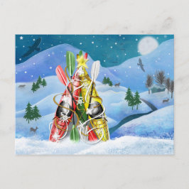 Kayak kerstboom - Wonders van Natuur Feestdagenkaart