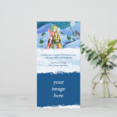 Kayak kerstboom - Wonders van Natuur Feestdagenkaart (Staand voorkant)