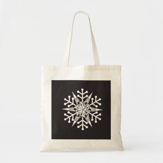 Kayak kersttas tote bag (Voorkant)