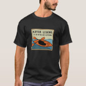 Kayak Legend Canoe Adventure Wildlife Kayaking T-shirt (Voorkant)