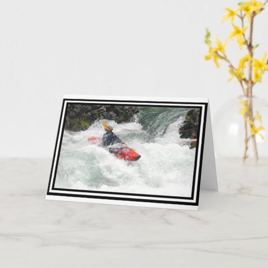 Kayak Lined Kaart (Gele Bloem)