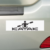 Kayak Logo Bumpersticker (Op auto)