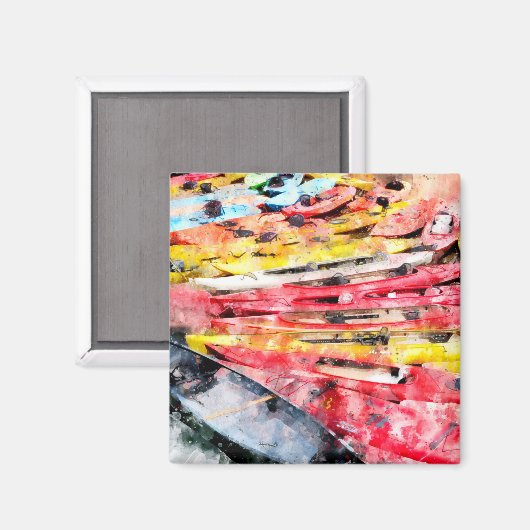 Kayak Magneet (Voorkant / Achterkant)