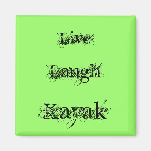 Kayak Magnet (Voorkant)