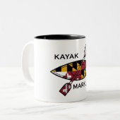 Kayak Maryland Tweekleurige Koffiemok (Voorkant links)