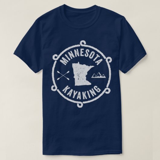 Kayak Minnesota Kayaking White Gift Light T-shirt (Design voorkant)