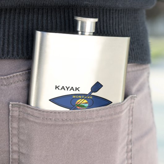 Kayak Montana Flag Flacon (Voorbeeld)