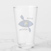 Kayak Montana Flag Glas (Achterkant)