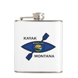 Kayak Montana Flag Heupfles