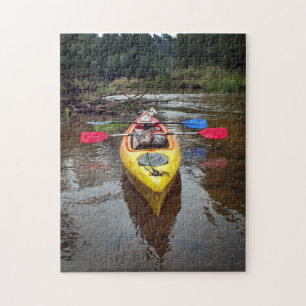Kayak natuur landschappelijk legpuzzel