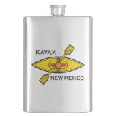 Kayak New Mexico Flag Flacon (Voorkant)