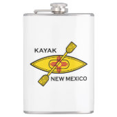 Kayak New Mexico Flag Heupfles (Voorkant)