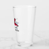 Kayak North Carolina Flag Glas (Links)