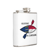 Kayak North Carolina Flag Heupfles (Rechts)
