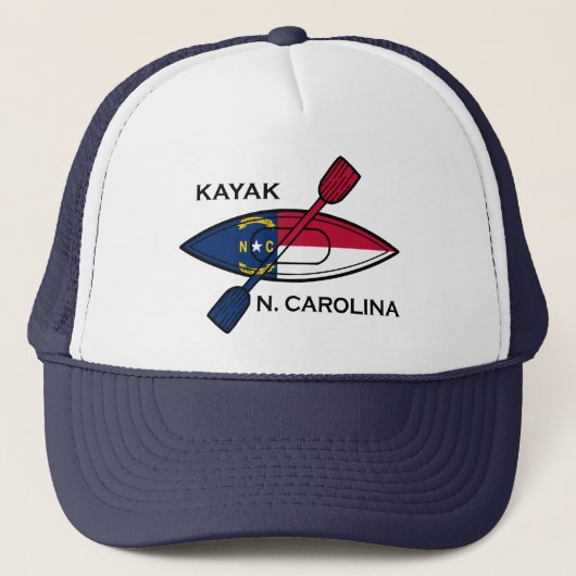 Kayak North Carolina Flag Trucker Pet (Voorkant)