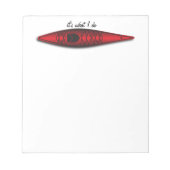 Kayak notitieblok (Voorkant)