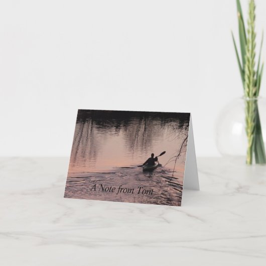 Kayak Notitiekaartje (Voorkant)