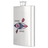 Kayak Ohio Flag Flacon (Links)