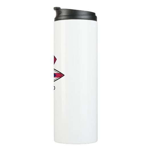 Kayak Ohio Flag Thermosbeker (Geroteerd rechts)