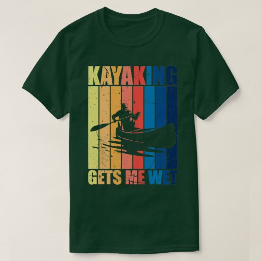Kayak-ontwerp voor kanoësten- of rijopleiding t-shirt (Design voorkant)