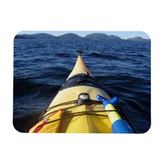 Kayak op een magneet meer (Horizontaal)