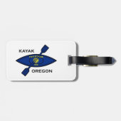 Kayak Oregon Flag Bagagelabel (Achterkant horizontaal)