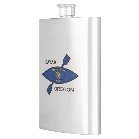 Kayak Oregon Flag Flacon (Links)