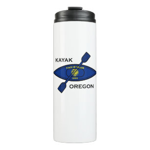 Kayak Oregon Flag Thermosbeker