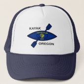 Kayak Oregon Flag Trucker Pet (Voorkant)