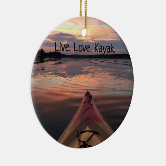 Kayak Ornament (Rechts)