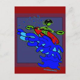 Kayak Over Waterval Shirten & Dingen Briefkaart