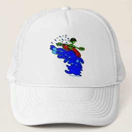 Kayak Over Waterval Shirten & Dingen Trucker Pet