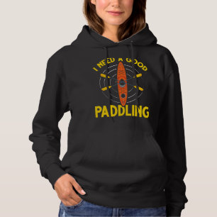 Kayak Paddling Canoe Outdoorsport Kayaker Kayaki Hoodie