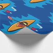 Kayak Peddel Watersport Cadeaupapier (Hoek)