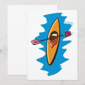 Kayak Peddel Watersport Kaart (Voorkant / Achterkant)