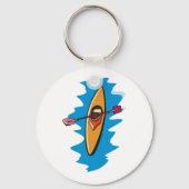 Kayak Peddel Watersport Sleutelhanger (Voorkant)