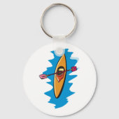 Kayak Peddel Watersport Sleutelhanger (Achterkant)