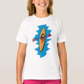 Kayak Peddel Watersport T-shirt (Voorkant)